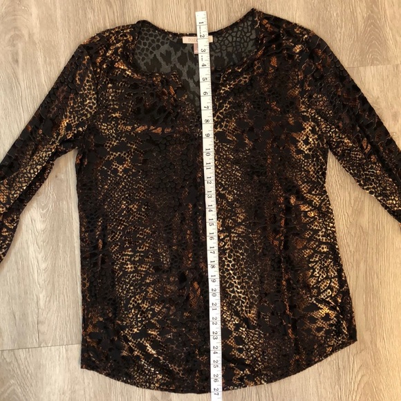 Crushed velvet Roz & Ali top - Picture 5 of 8